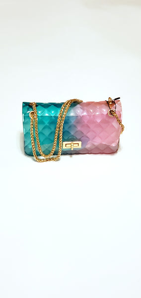 Kandi Girl Multi Color Jelly Purse