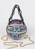 Kandi Girl BBall Graffiti Purse