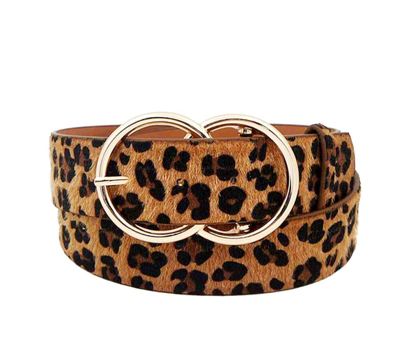 Bestie Faux Leopard Belt